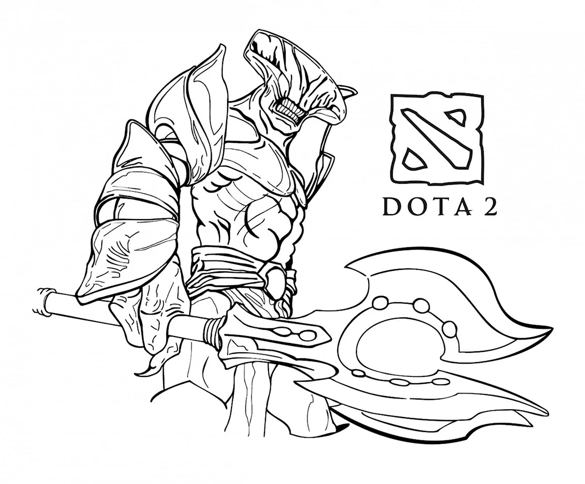 Dota 2 раскраска (34 фото)