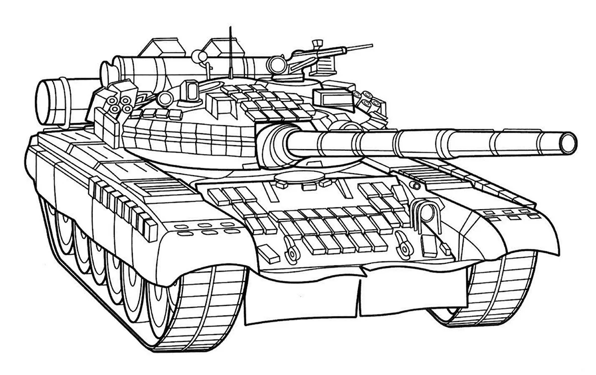 Раскраска Лего танк