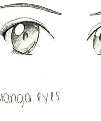 Рисунки аниме глаза карандашом для начинающих
