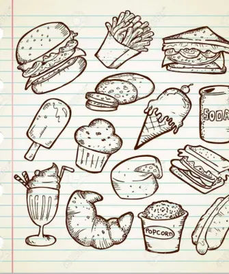 Рисунки еды