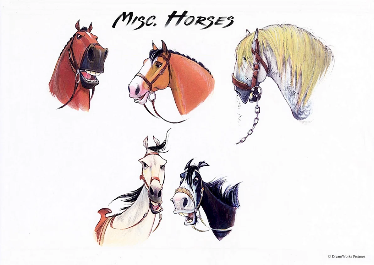 Рисунки в скетчбук лошади