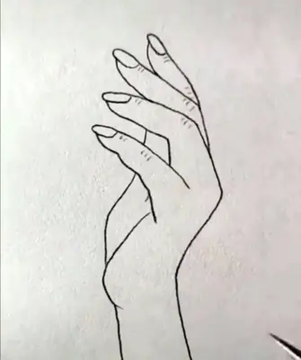 Руки карандашом для срисовки