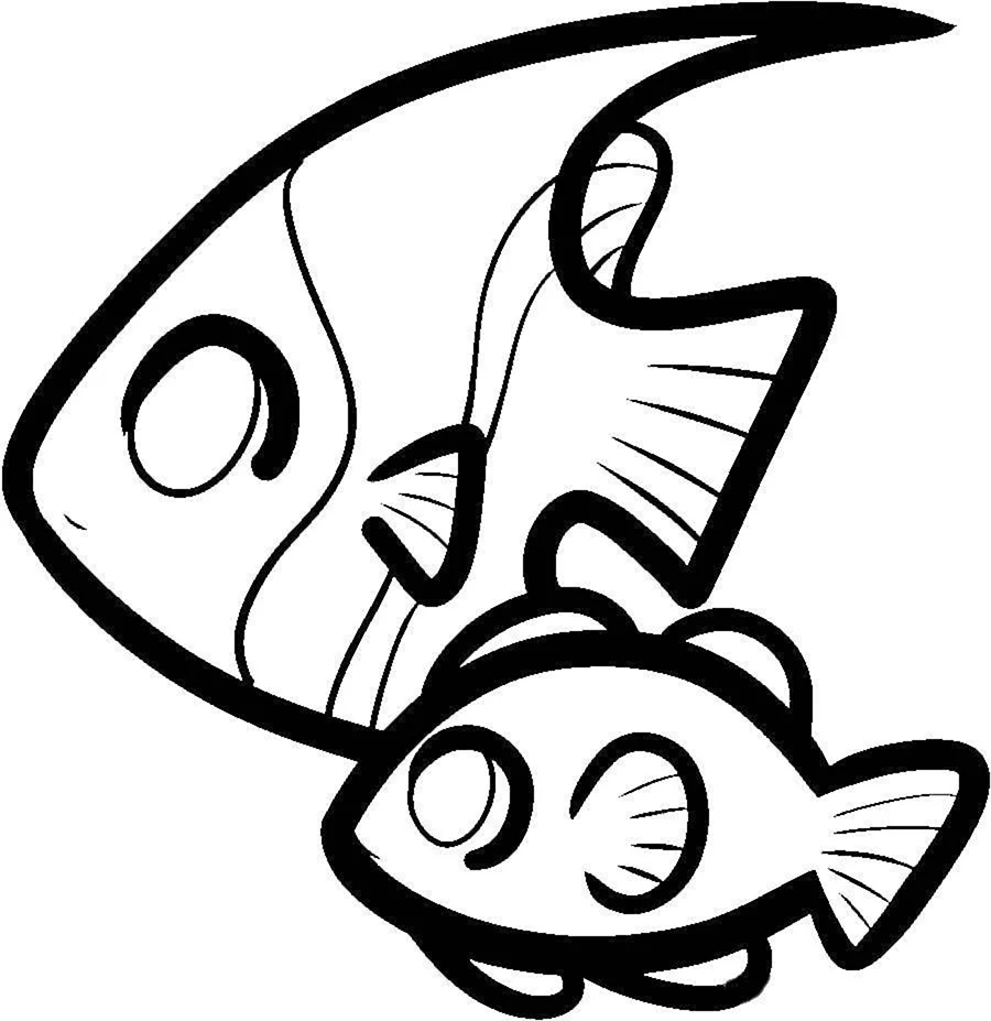 Рыбки для срисовки