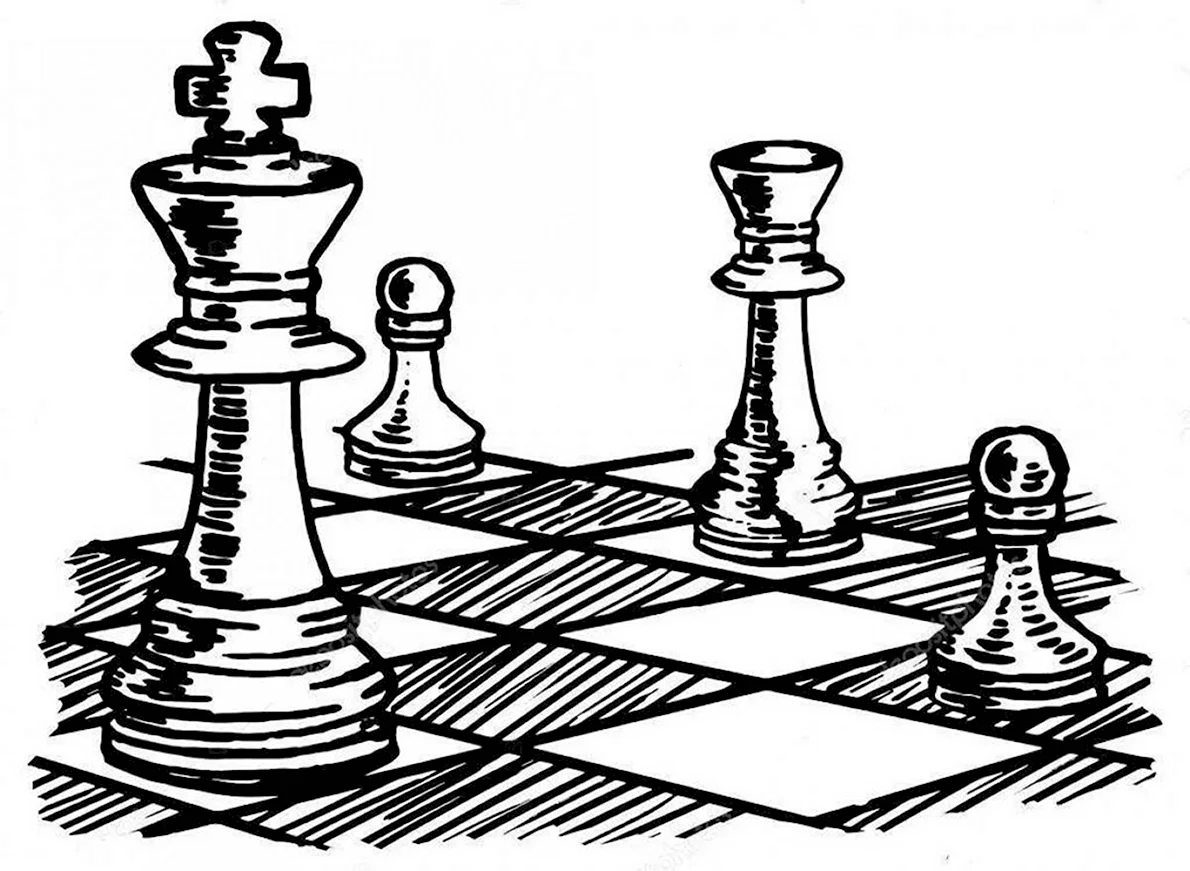 Картинки для срисовки шахматы (23 шт)