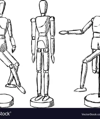 Шарнирный человек для рисования