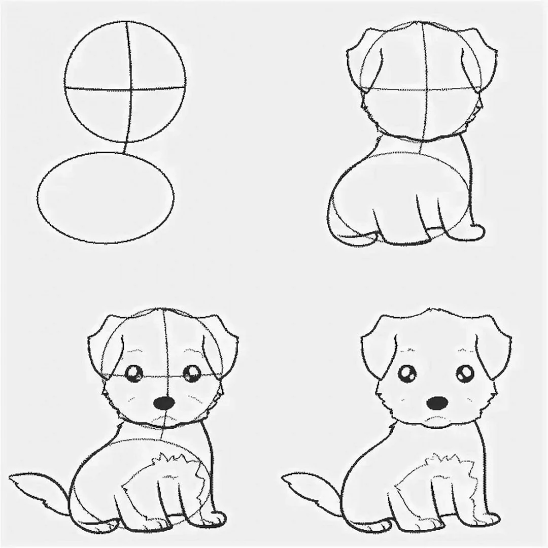 Рисунки которые можно нарисовать очень легко. Щенок рисунок карандашом. Рисунок собаки карандашом для срисовки. Рисунок щенка для срисовки. Рисунок собаки карандашом для срисовки легкие.