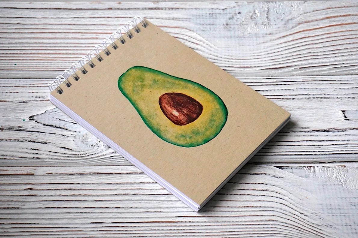 Sketchbook с авокадо