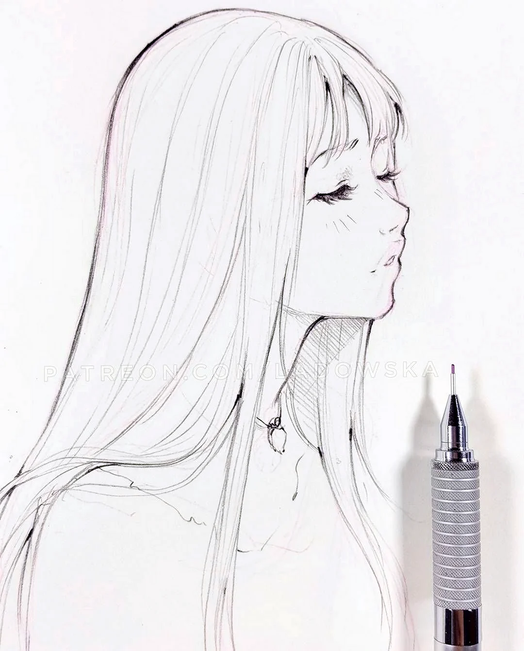 Срисовки карандашом для скетчбука аниме