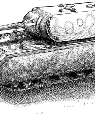 Танки World of Tanks танк Маус карандашом