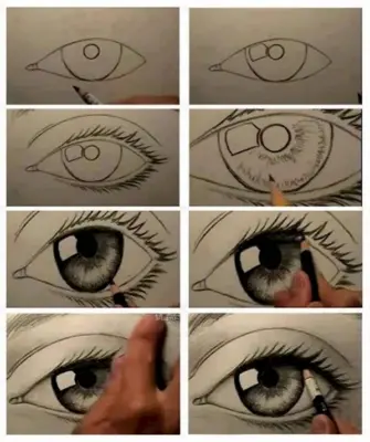 Уроки рисования глаз