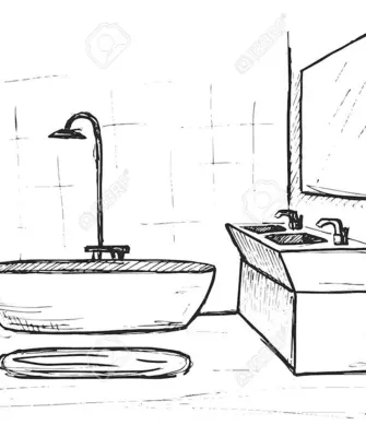 Ванная комната для рисования