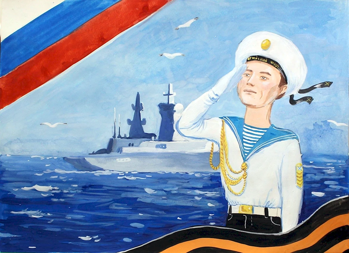 Раскраска военный моряк 48 фото